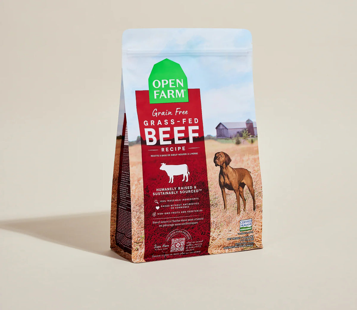Open Farm Grass-Fed Beef Grain Free Dry Dog Food – Barking Dog Bakery & Feed
