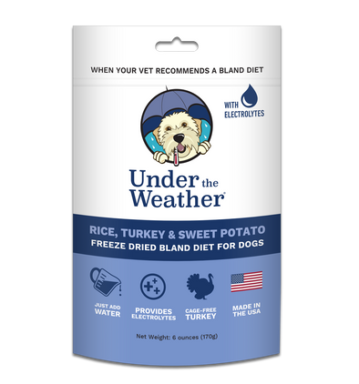 Under the Weather Rice, Turkey and Sweet Potato Freeze-Dried Dog Food