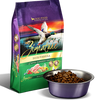 Zignature Duck Formula Dry Dog Food, front of bag with bowl