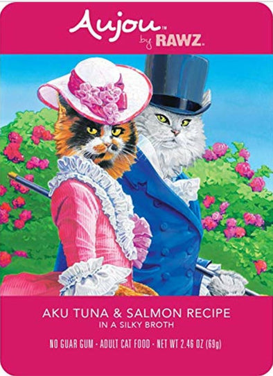 Aujou by Rawz Aku Tuna & Salmon Recipe Cat Food