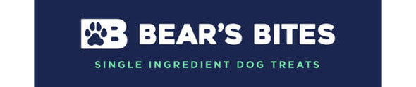 Bear's Bites is for people who need to give healthy good quality treats and not spend a fortune on them. Made in USA, now at Barking Dog Bakery & Feed.
