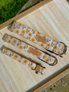 Sunflower Fields Dog Collar, Fall, Halloween,K and M Collars