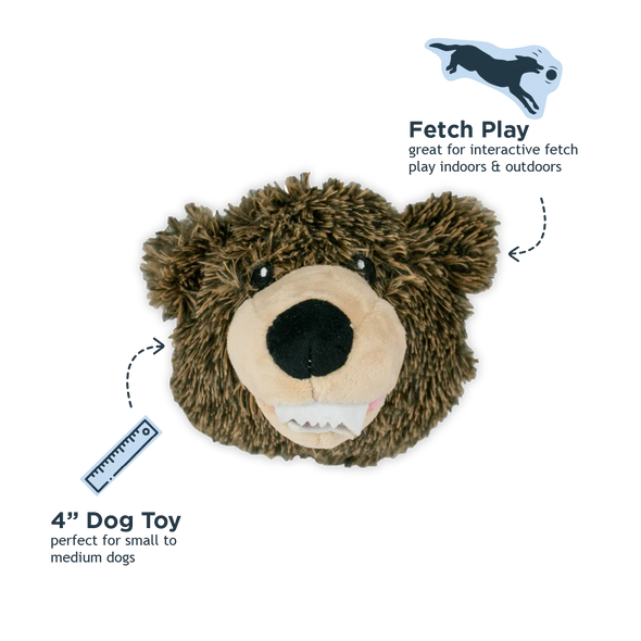 Tall Tails Heads 2-in-1 Fetch Ball Toy