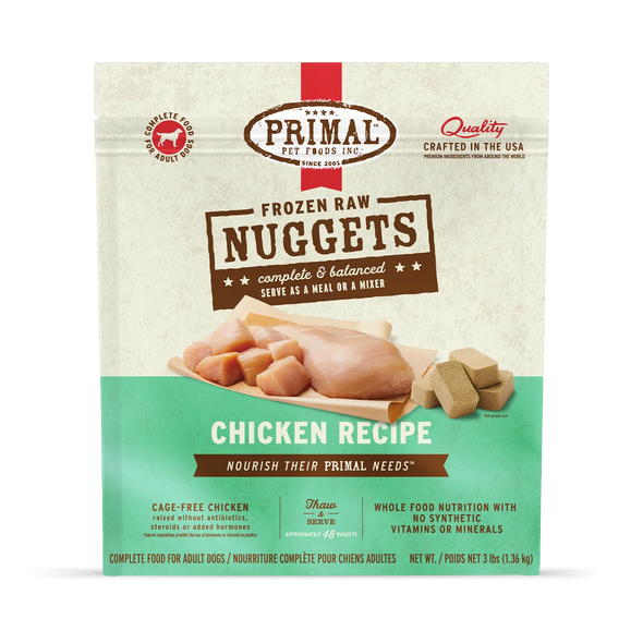 Primal Frozen Canine Chicken Formula
