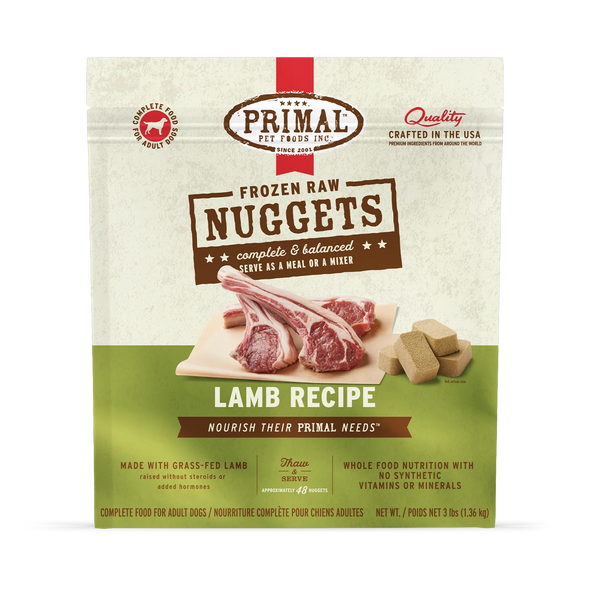Primal Frozen Canine Lamb Formula