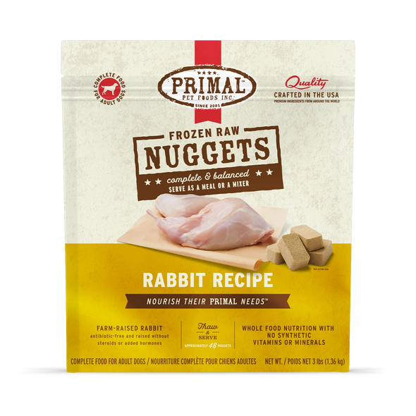 Primal Frozen Canine Rabbit Formula