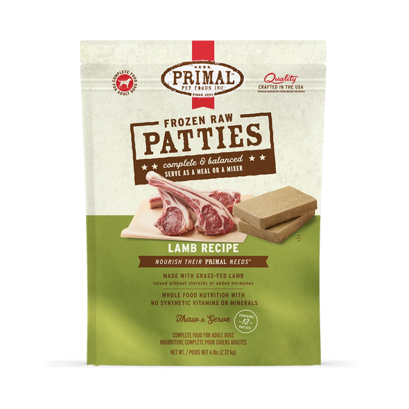 Primal Frozen Canine Lamb Formula
