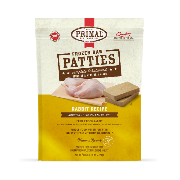 Primal Frozen Canine Rabbit Formula