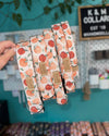 Fall Apples Dog Collar, K and M Collars