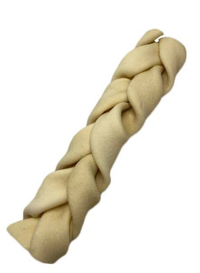 Willy Wags Braided Beef Cheek - 6 Inch