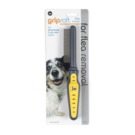 JW Soft Grip Flea Comb