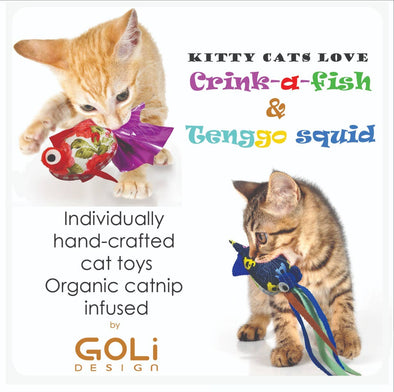 Crink-a-fish - Catnip Infused Cat Toys