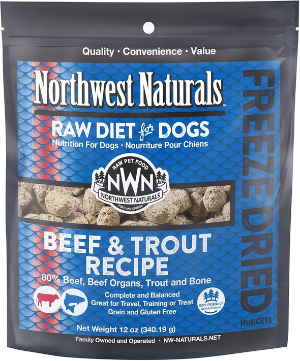 Northwest Naturals Freeze Dried Nugget Diet for Dogs
