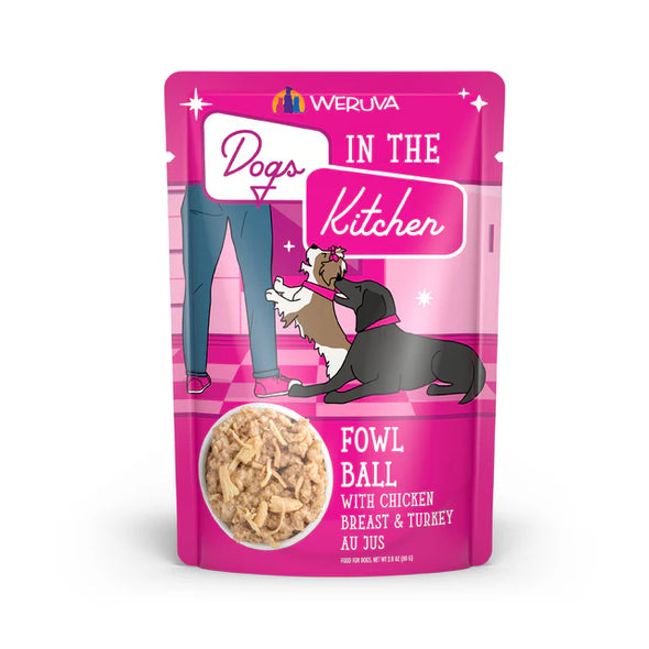 Weruva Dogs in the Kitchen Fowl Ball Dog Food
