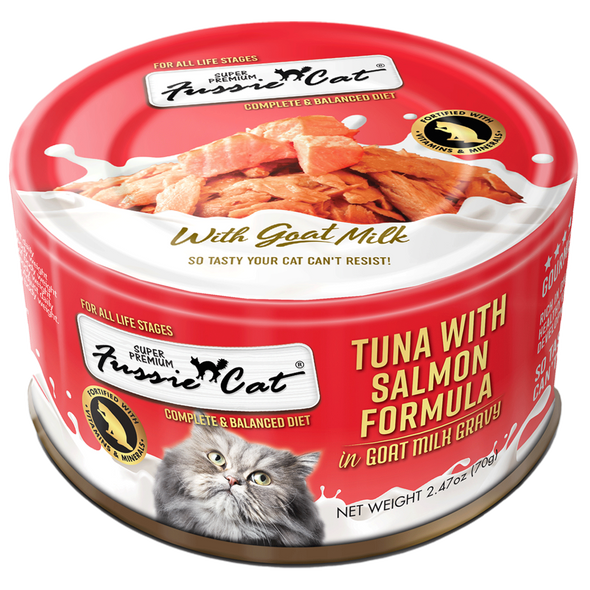 Fussie Cat Cans with Goat's Milk