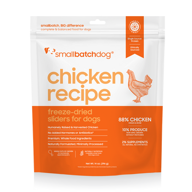 Small Batch Freeze Dried Chicken Dog Food