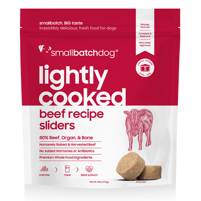 Small Batch Dog Frozen Lightly Cooked