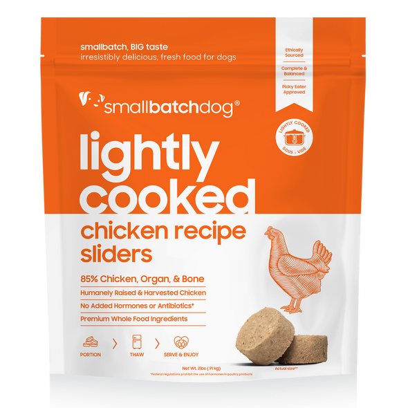 Small Batch Dog Frozen Lightly Cooked