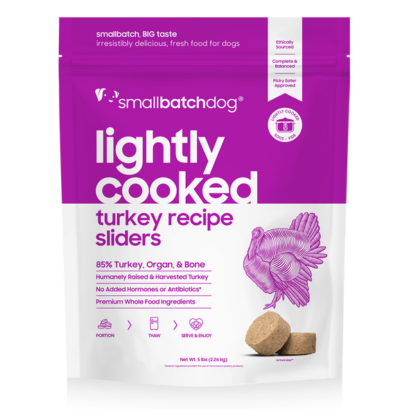 Small Batch Dog Frozen Lightly Cooked