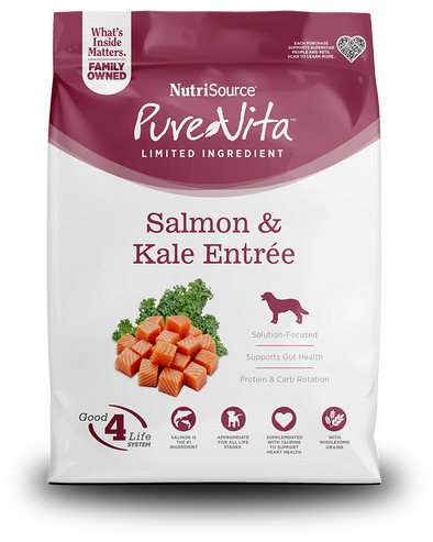 Pure Vita Salmon and Kale Dog Food