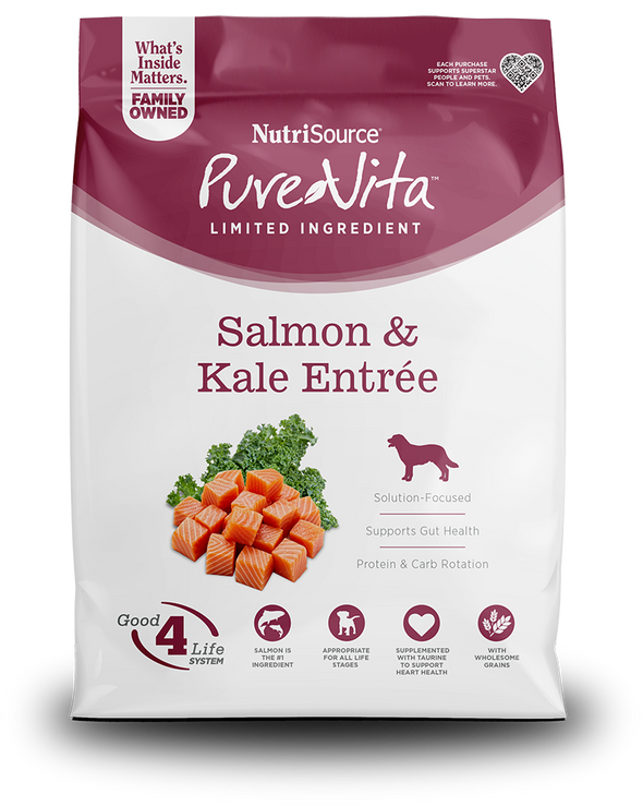 Pure Vita Salmon and Kale Dog Food