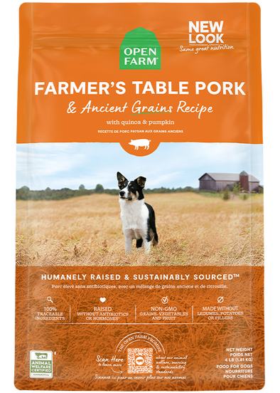 Open Farm Pork and Ancient Grains Dry Dog Food