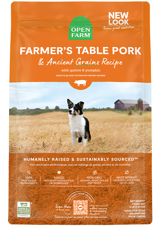 Open Farm Pork and Ancient Grains Dry Dog Food