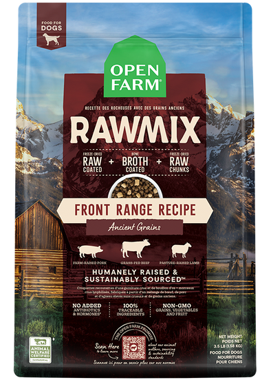 Open Farm Dog Ancient Grain RawMix Front Range