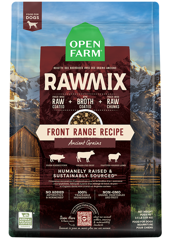 Open Farm Dog Ancient Grain RawMix Front Range