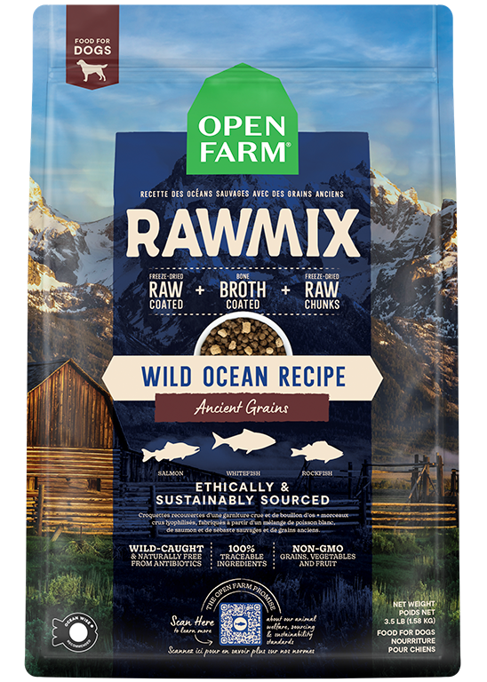 Open Farm Dog Ancient Grain RawMix Wild Ocean