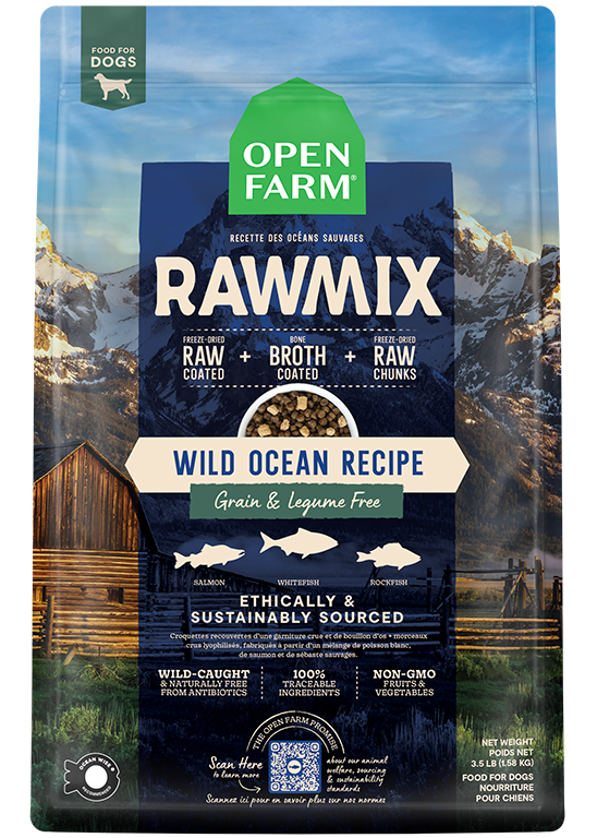 Open Farm Dog Grain Free RawMix Wild Ocean