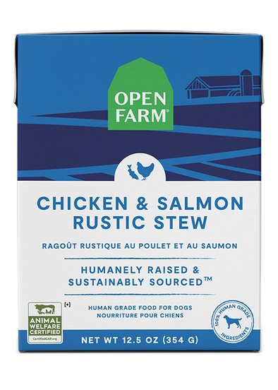 Open Farm Wild Caught Chicken and Salmon Rustic Stew