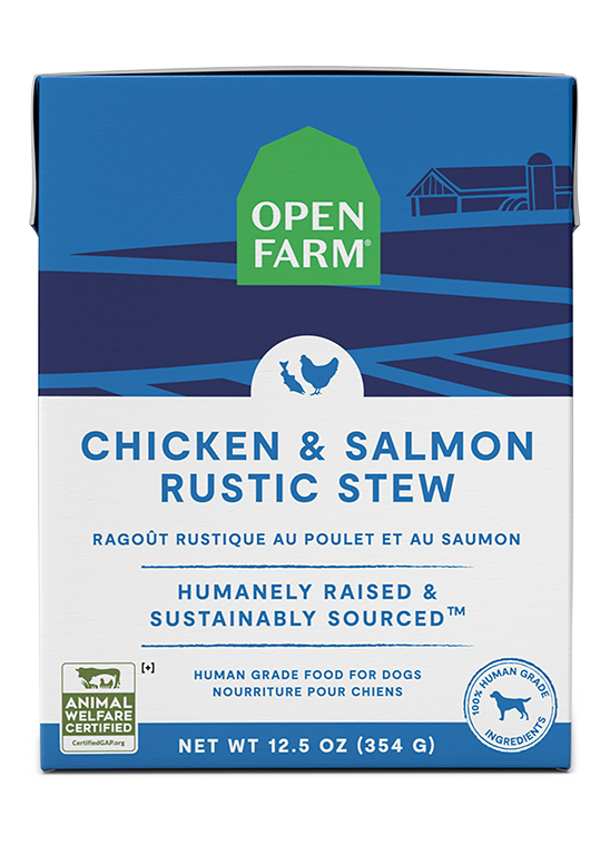 Open Farm Wild Caught Chicken and Salmon Rustic Stew