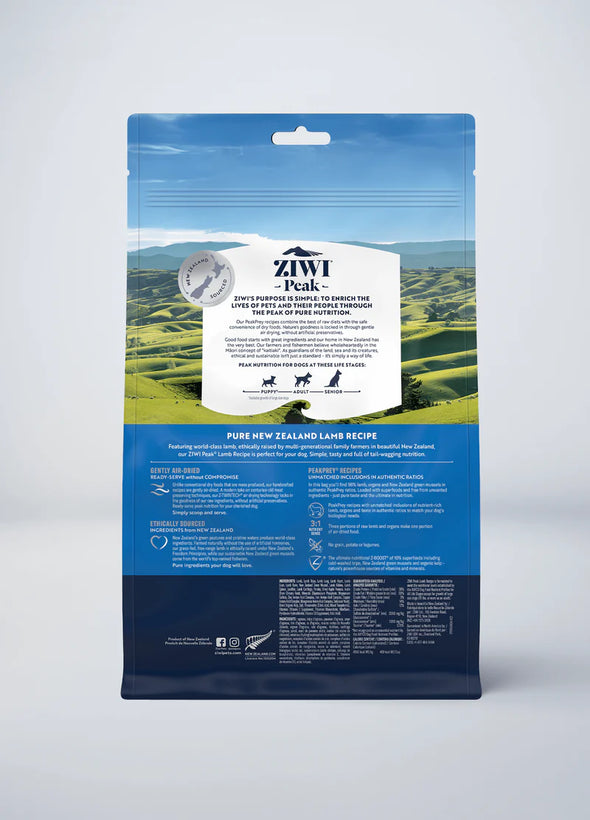 Ziwi Peak Air-Dried Lamb Recipe Food for Dogs