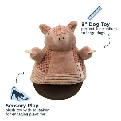 Tall Tails Roly Poly Armadillo Dog Toy