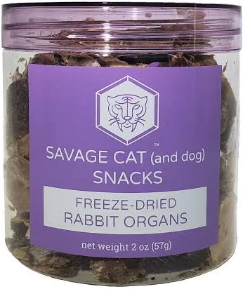 Savage Cat Freeze- Dried Rabbit Organs