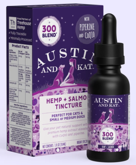 Austin & Kat Hemp and Salmon Tincture 300 Blend