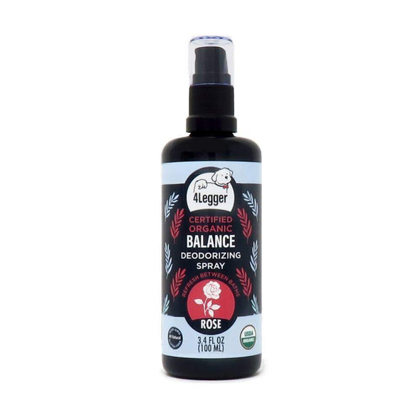 4-Legger Organic Touch-Up Sprays for your Dog, Rose Balance scent