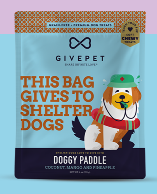 GivePet Soft & Chewy Treats - Doggy Paddle