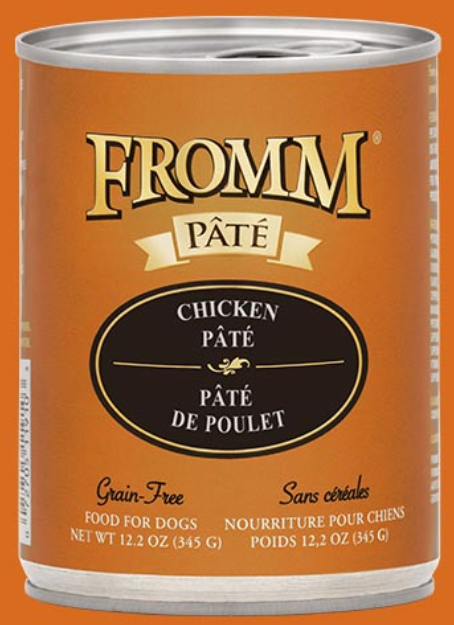 Fromm Paté Canned Food for Dogs 12.2oz