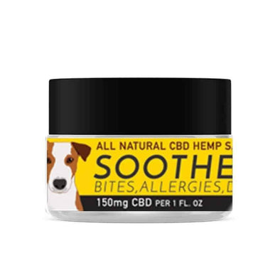 CBD Dog Health SOOTHE Full Spectrum Hemp Extract (CBD) For Dogs with Salve, Honey & Ginger, image