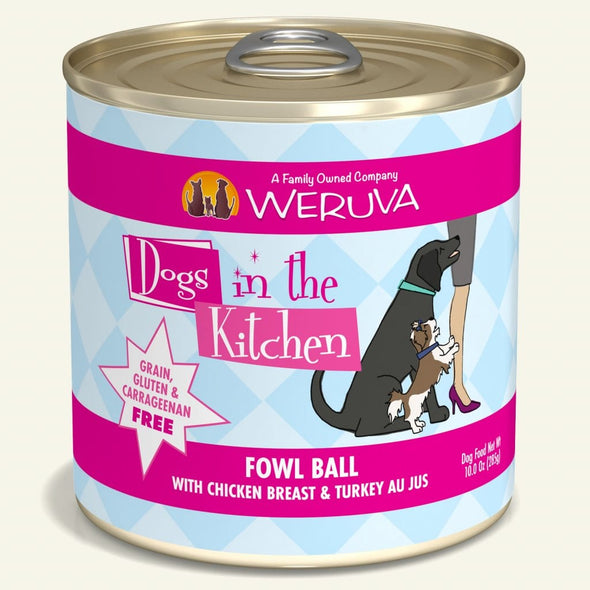 Weruva Dogs in the Kitchen Fowl Ball Dog Food