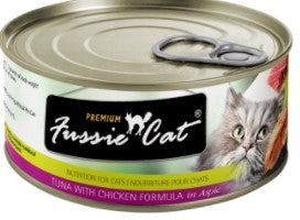 Fussie Cat Premium Tuna with Chicken Formula in Aspic