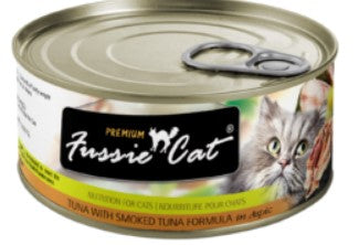 Fussie Cat PremiumTuna with Smoked Tuna Formula in Aspic