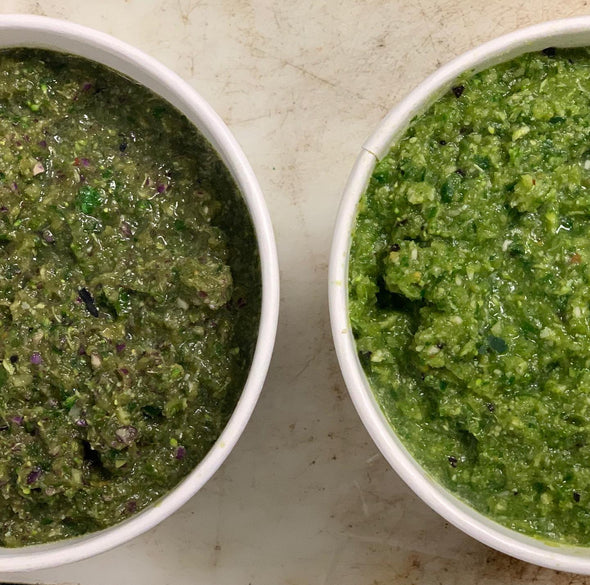 Green Juju™ Raw Supplement for Dogs, comparison Bailey's Blend and Just Greens