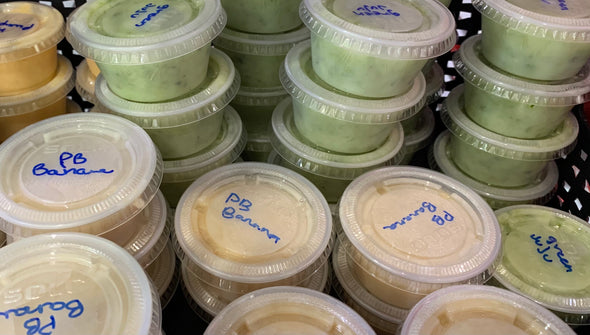 Locally made Goat's Milk Yogurt Cups for Dogs & Cats