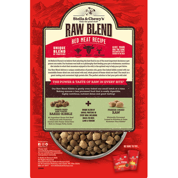 Stella & Chewy's Raw Blend Red Meat Grain Free