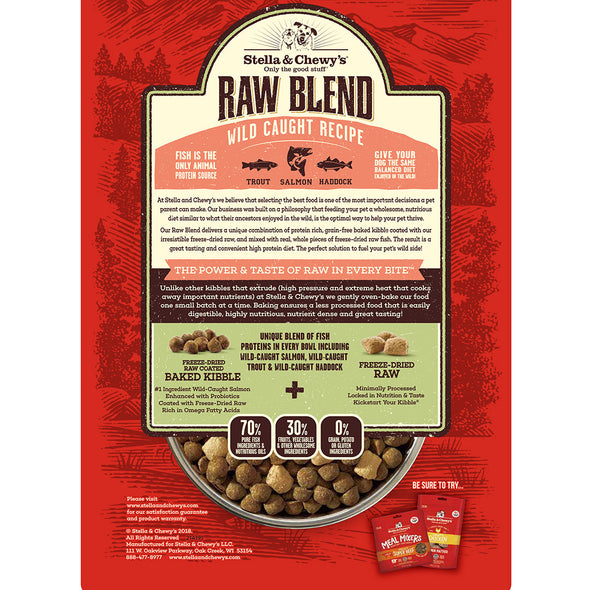 Stella and Chewy's Raw Blend Wild Caught Grain Free