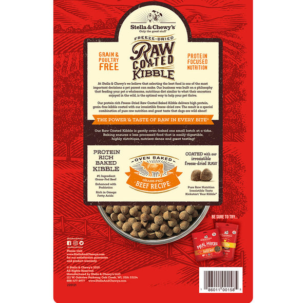Stella and Chewy's Raw Coated Grass-Fed Beef Grain Free
