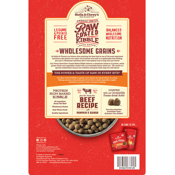Stella & Chewy's Raw Coated Wholesome Grain Beef